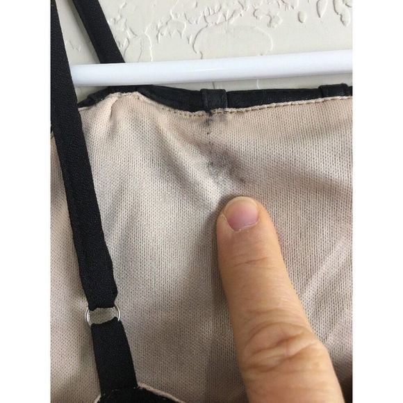 Missguided Skater Dress Size 2 US XS 9799 Black - Picture 6 of 8